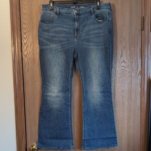 Old Navy Dark Blue Flare Jeans